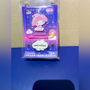 My Melody Mini Acrylic Keychain And Light Stand